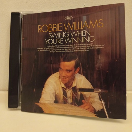 Robbie Williams Swing When You're Winning CD album used, jazz