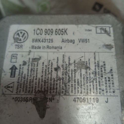Airbag module for VW Polo 1C0909605K used