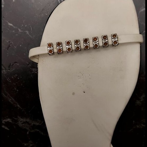 Azeleia white sandals size 37 used