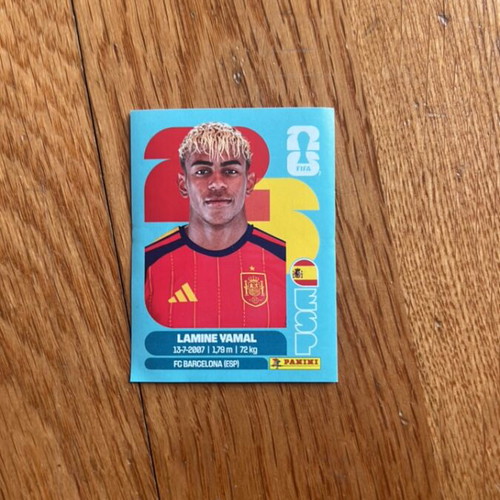 Panini World Cup sticker Lamine Yamal new