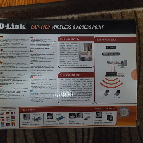 D-Link DAP-1160 Wireless G Access Point like new