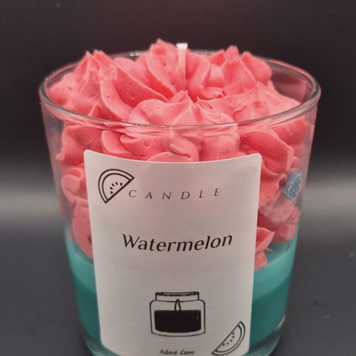 Watermelon scented candle