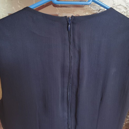 Orsay dark blue dress like new with pearls, formal for young girl