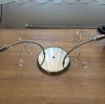 Ceiling light with crystals like new