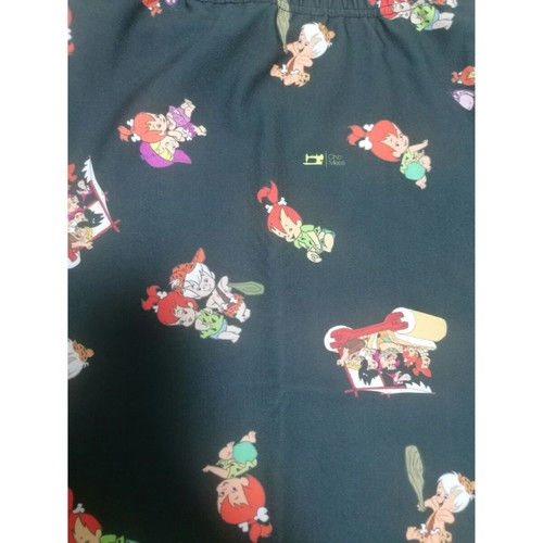 Chic Mess skirt with Flinstones figures like new XS-Small