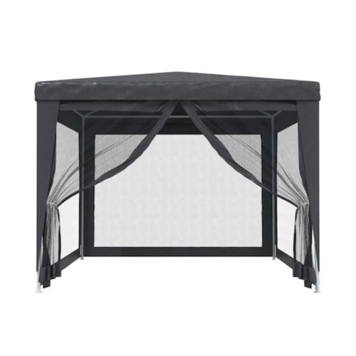 vidaXL Folding Garden Gazebo Anthracite 3x4m