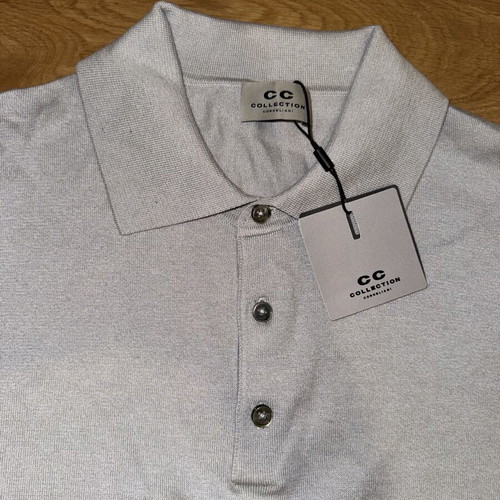 CC Collection Corneliani polo shirt, grey, size L