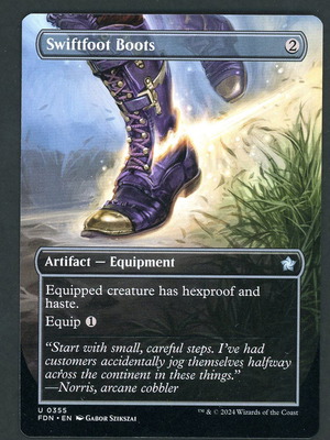 Swiftfoot Boots Magic The Gathering card