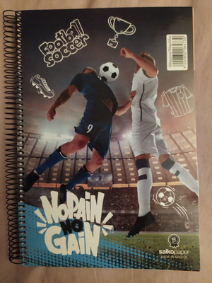 Salko Paper Spiral Notebook B5 3 Subjects, New, 90 Sheets