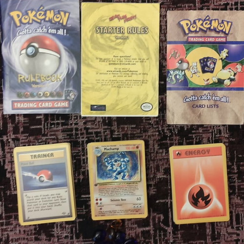 Pokemon Trading Card Game Base 2-Player Starter Set 1999 UK Edition like new
