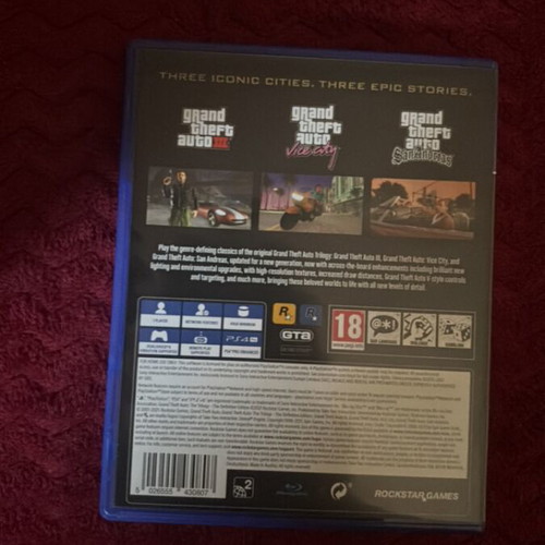 Grand Theft Auto The Trilogy PS4 game