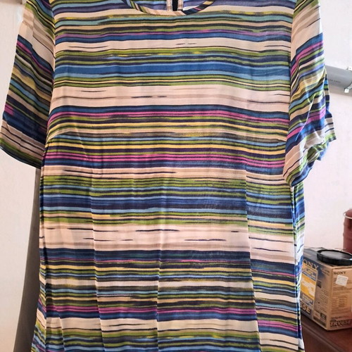 Women's multicolored blouse size L like new