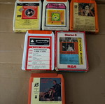 Κασέτες 8 Track σαν καινούργιες, πακέτο 6 τεμαχίων