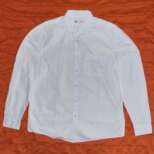 Zara light blue shirt, size L