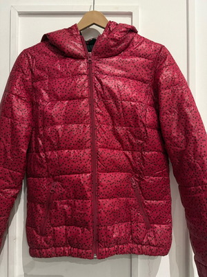 Women's puffer jacket winter short red new