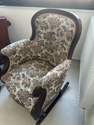 Refurbished armchairs, two from early 19th century