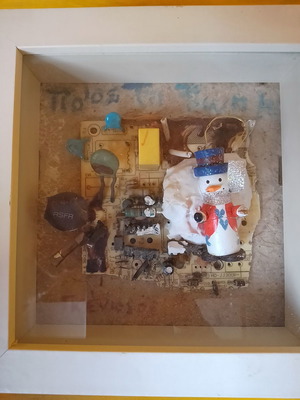 3D painting mixed media Andreas Gkenios 03 used