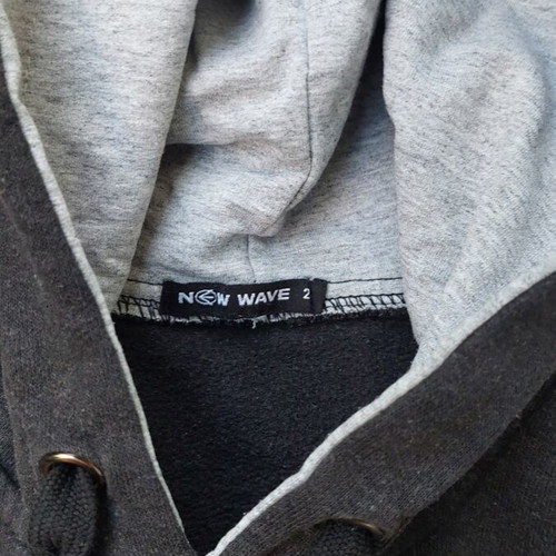New Wave hoodie like new, size S, black and gray