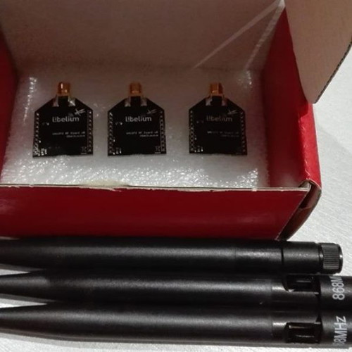 Libelium LoRa SX1272 transceivers 21km 3 pcs new with antennas