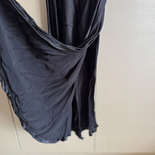 Nadia Rapti dress black with side slits like new