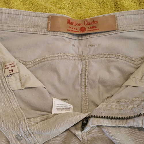 Marlboro Classics corduroy jeans size M/29 beige like new
