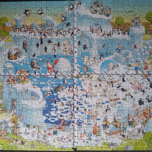 Heye Funky Zoo 1000-piece puzzle used