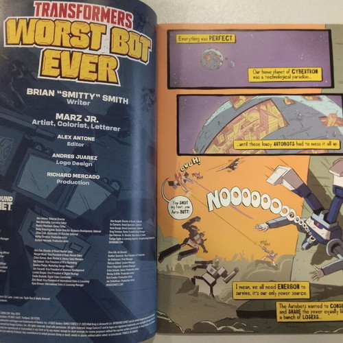 Transformers The Worst Bot Ever Image issue like new 2025