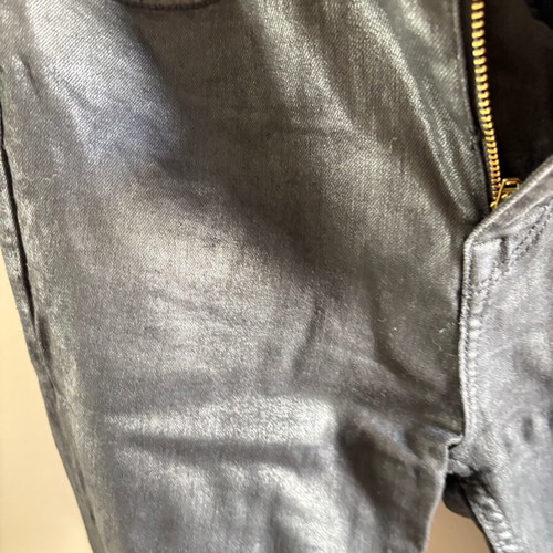 Lee jeans w27 waxed like new, black