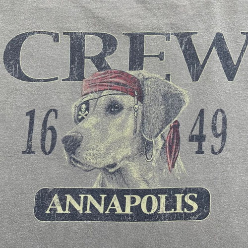Men's Annapolis 1649 Crew T-Shirt used, gray, size XL/XXL