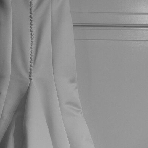 Celia Kritharioti Haute Couture mermaid wedding dress like new, white, size XS/S