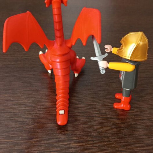 Playmobil Knight with Dragon used