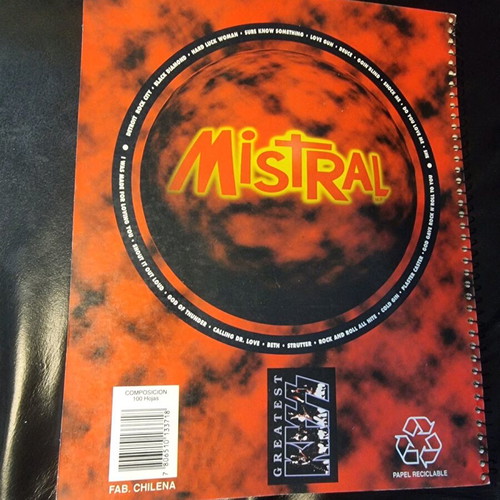 Kiss Mistral 100-Page Notebook like new