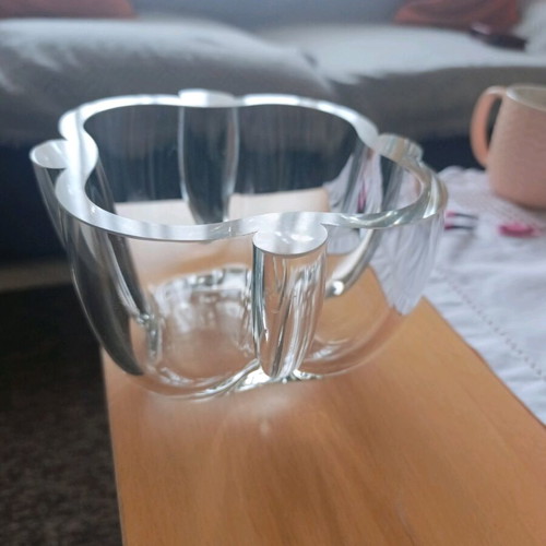 Krosno crystal fondue bowl like new