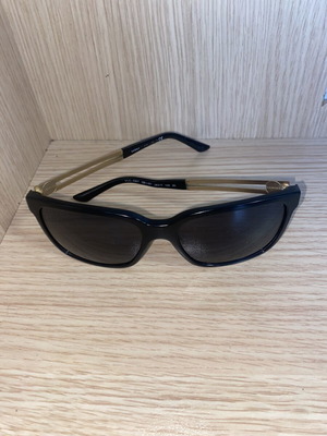 Versace VE4307 sunglasses used, black and gold