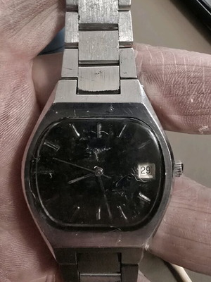 Longines retro automatic watch 1962-70 used, dial marks