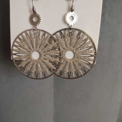 Loisir silver dangling earrings like new