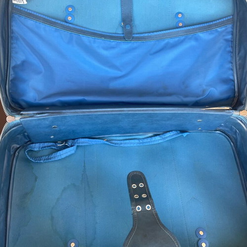 Antique Bantam suitcase used 1960s American