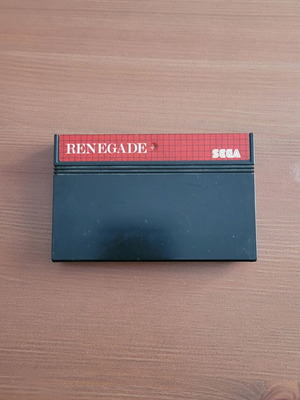 Renegade Sega Master System game used, very good condition