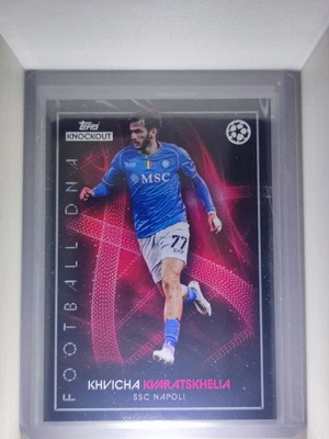 Khvicha Kvaratskhelia Football DNA Napoli card like new