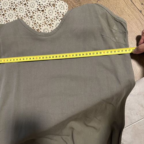 Long khaki dress viscose like new, sizes S to L