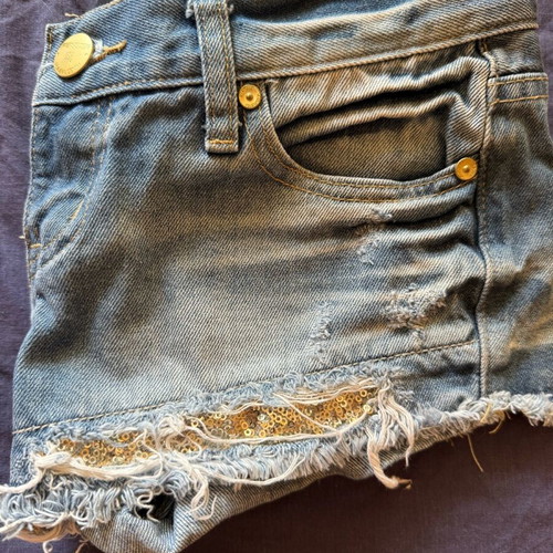 Fb Sister denim shorts like new, size XXS, blue