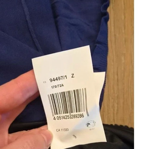 Marc Cain Flared Skirt Size N4 Blue Purple