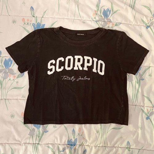 Tally Weill black summer crop top, size S