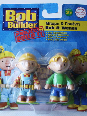Μπομπ ο Μάστορας Bob the Builder 2006 Bob & Wendy φιγούρα καινούργια