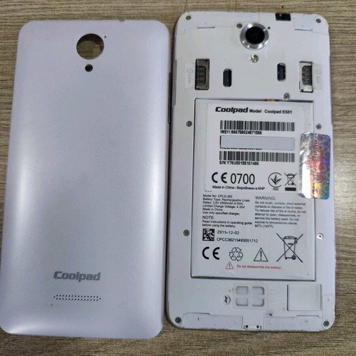 Coolpad used with broken external glass