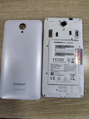 Coolpad used with broken external glass