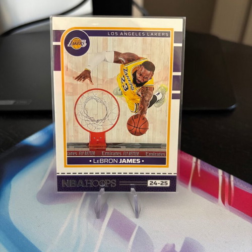 2024-25 Panini NBA Hoops LeBron James #18 card like new