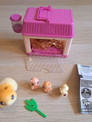 Interactive Playset Little Live Pets Mama Surprise Hamsters like new