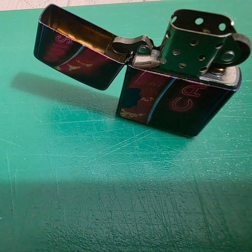 Vintage Zippo lighter Casino design