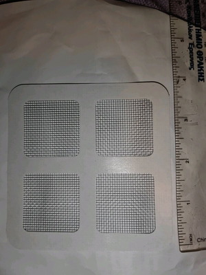 Adhesive screens for bathroom drain like new